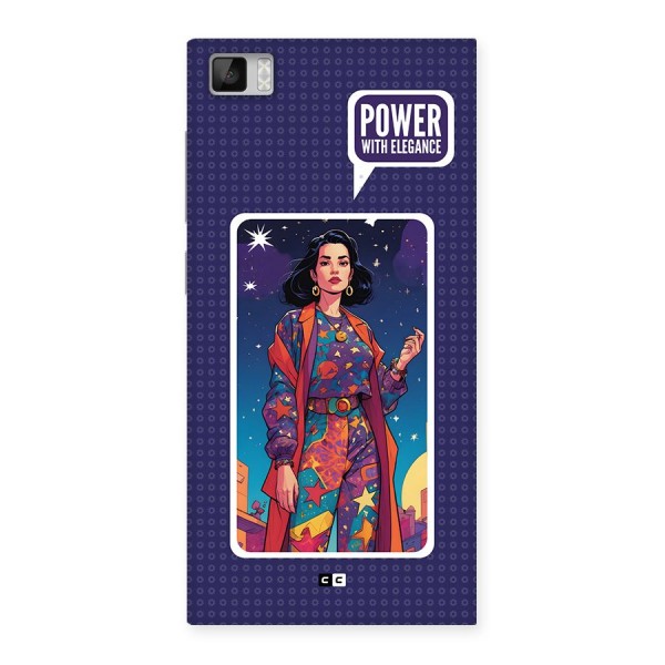 Power With Elegance Back Case for Mi3
