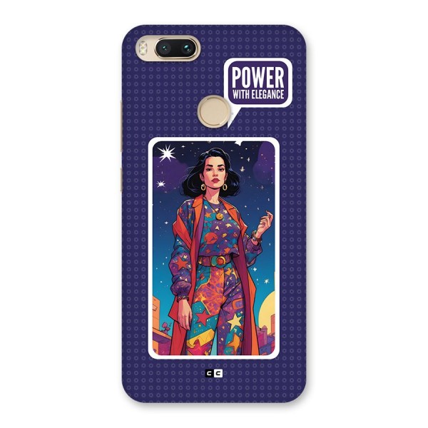 Power With Elegance Back Case for Mi A1