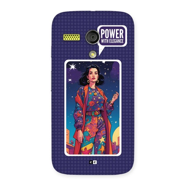 Power With Elegance Back Case for Moto G
