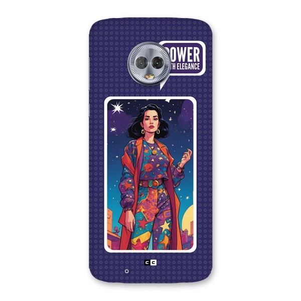 Power With Elegance Back Case for Moto G6