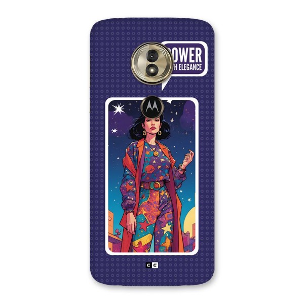 Power With Elegance Back Case for Moto G6 Play