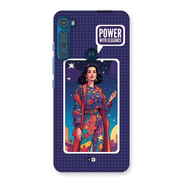 Power With Elegance Back Case for Motorola One Fusion Plus