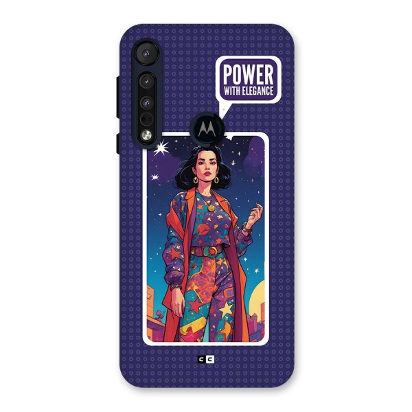 Power With Elegance Back Case for Motorola One Macro