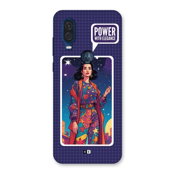 Power With Elegance Back Case for Motorola One Vision