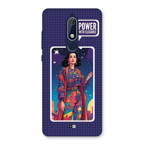 Power With Elegance Back Case for Nokia 5.1