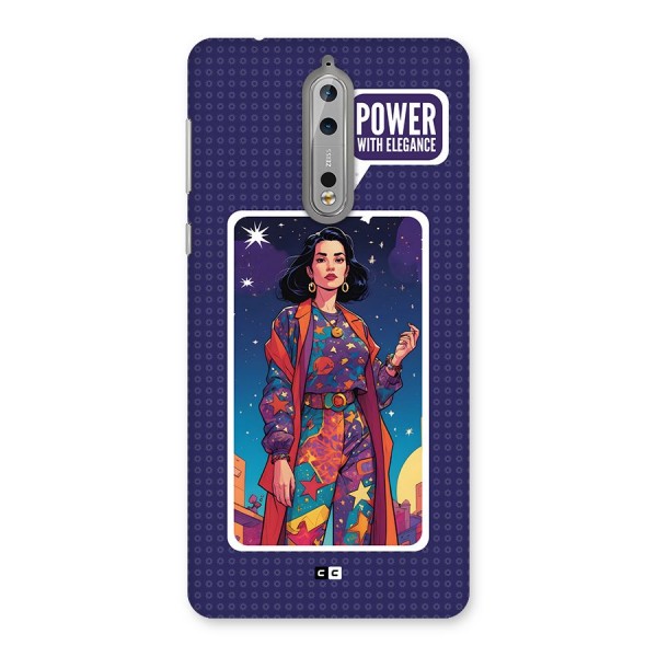 Power With Elegance Back Case for Nokia 8