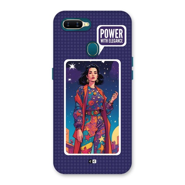 Power With Elegance Back Case for Oppo A12