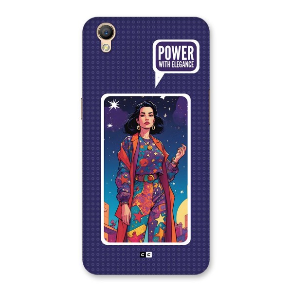 Power With Elegance Back Case for Oppo A37