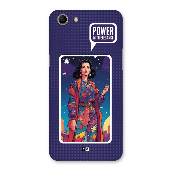 Power With Elegance Back Case for Oppo A83 (2018)