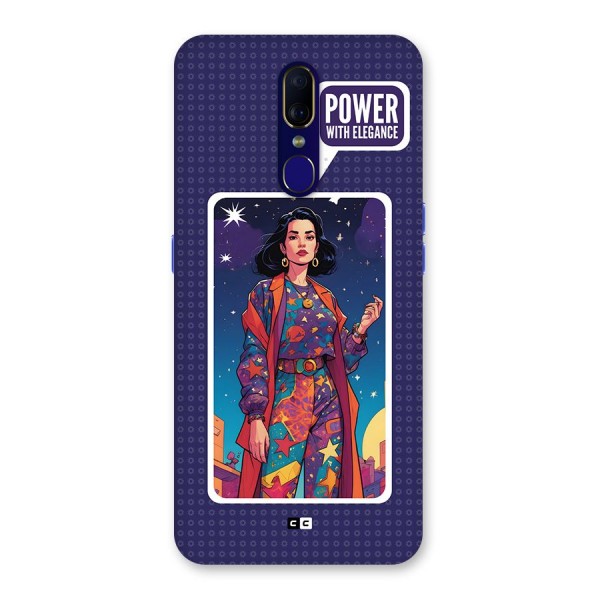 Power With Elegance Back Case for Oppo A9