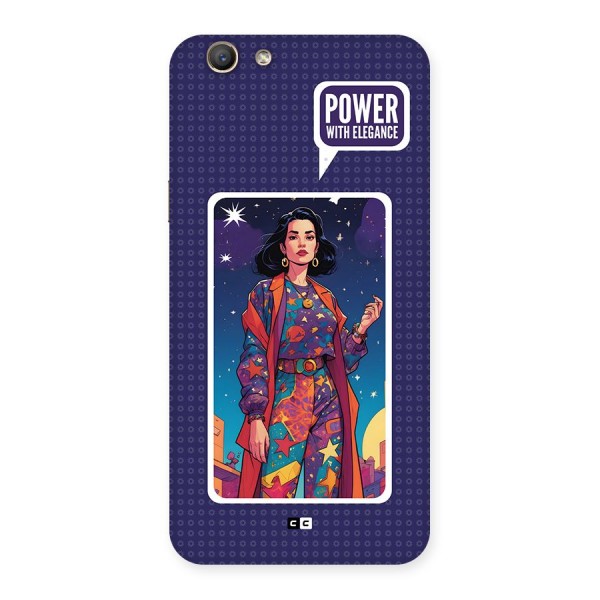 Power With Elegance Back Case for Oppo F1s