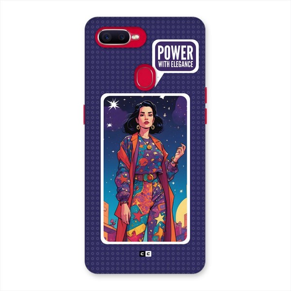 Power With Elegance Back Case for Oppo F9 Pro