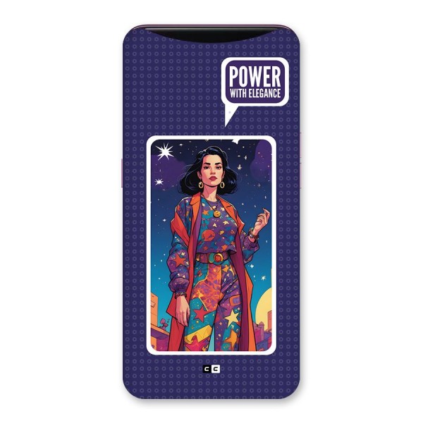 Power With Elegance Back Case for Oppo Find X