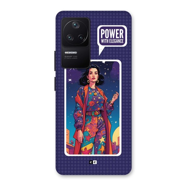 Power With Elegance Back Case for Poco F4 5G