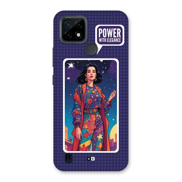 Power With Elegance Back Case for Realme C21