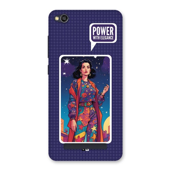 Power With Elegance Back Case for Redmi 4A
