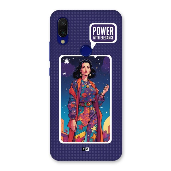 Power With Elegance Back Case for Redmi 7