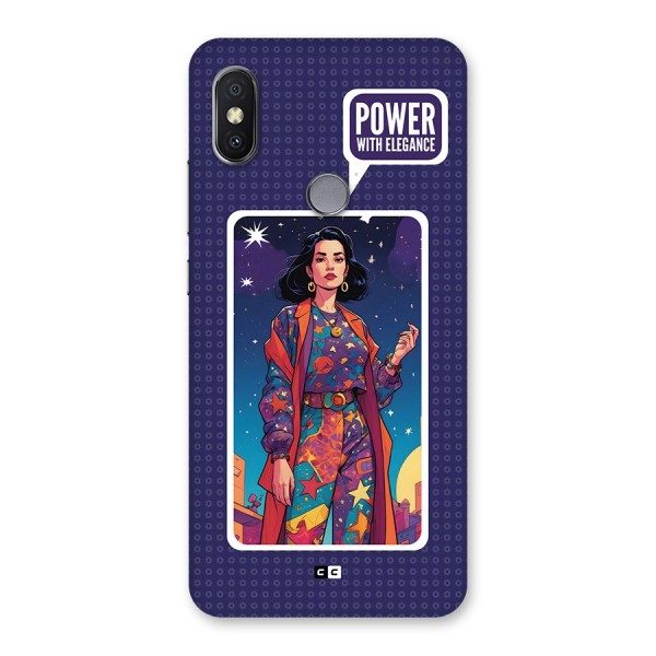 Power With Elegance Back Case for Redmi Y2