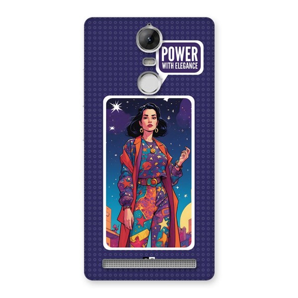 Power With Elegance Back Case for Vibe K5 Note