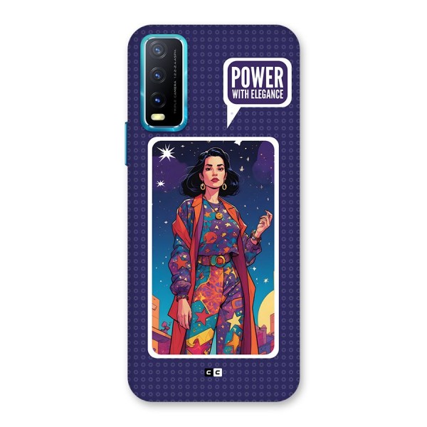 Power With Elegance Back Case for Vivo Y12s