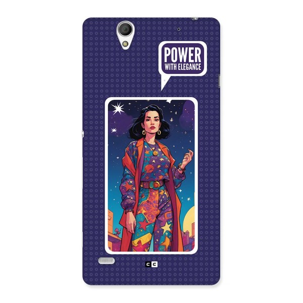 Power With Elegance Back Case for Xperia C4