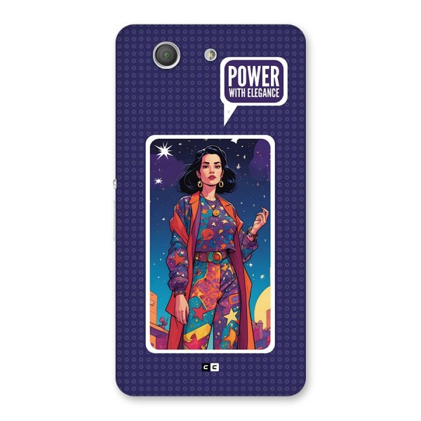 Power With Elegance Back Case for Xperia Z3 Compact