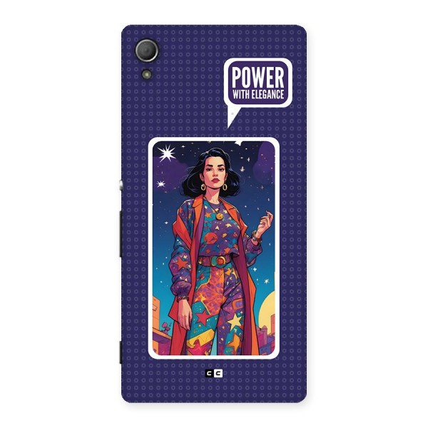 Power With Elegance Back Case for Xperia Z3 Plus
