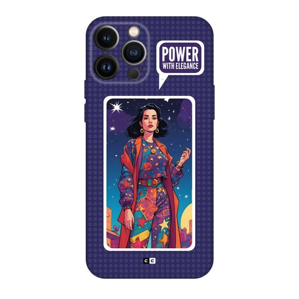 Power With Elegance Back Case for iPhone 13 Pro Max