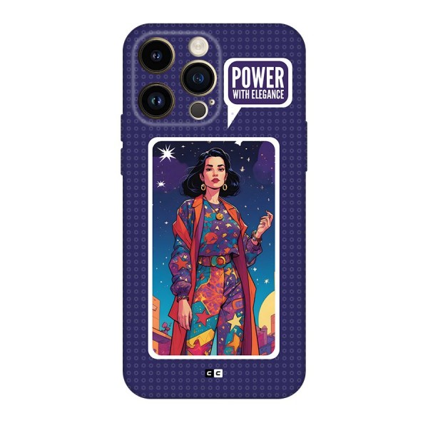 Power With Elegance Back Case for iPhone 14 Pro Max