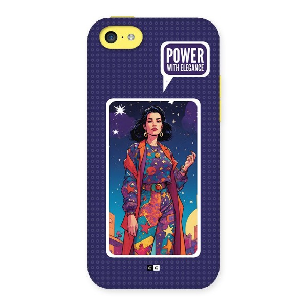 Power With Elegance Back Case for iPhone 5C