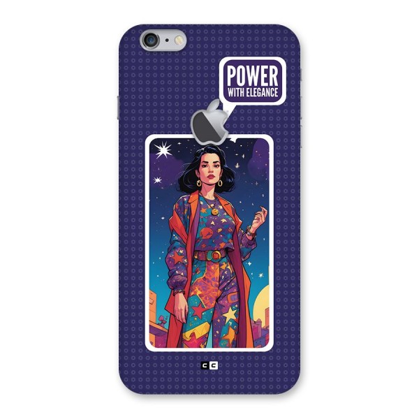 Power With Elegance Back Case for iPhone 6 Plus 6S Plus Logo Cut
