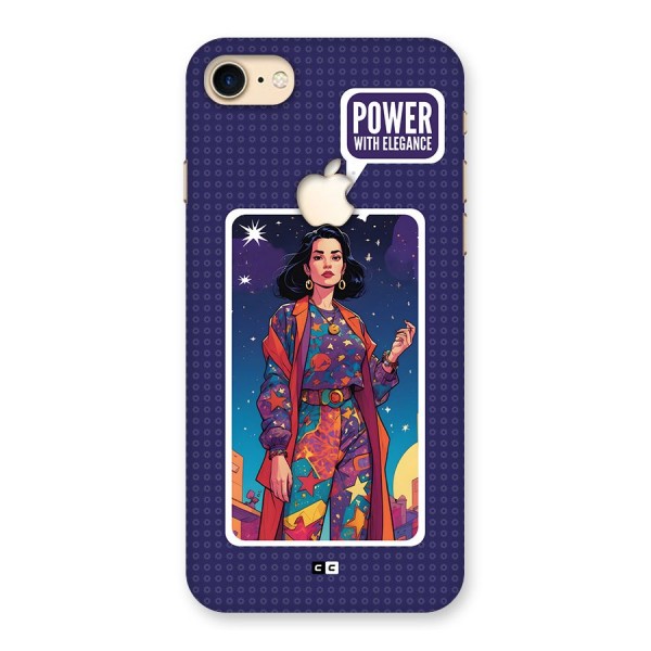 Power With Elegance Back Case for iPhone 7 Apple Cut