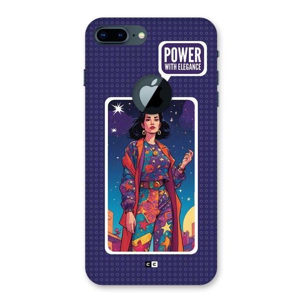 Power With Elegance Back Case for iPhone 7 Plus Logo Cut
