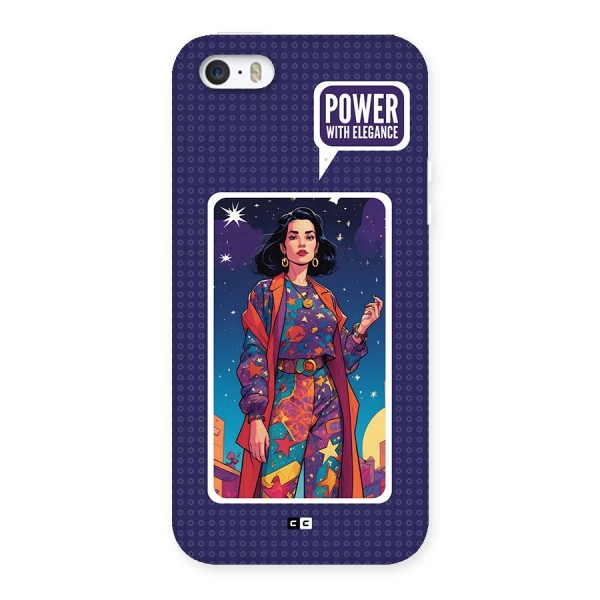 Power With Elegance Back Case for iPhone SE 2016