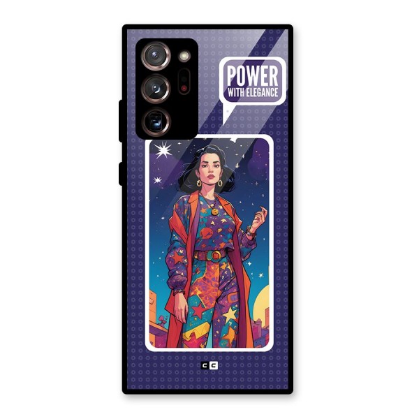 Power With Elegance Glass Back Case for Galaxy Note 20 Ultra