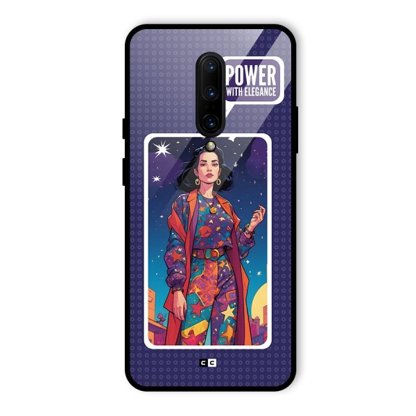 Power With Elegance Glass Back Case for OnePlus 7 Pro