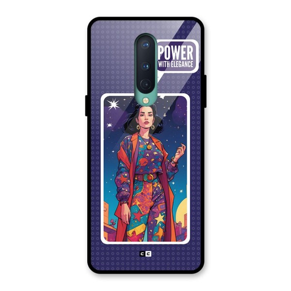 Power With Elegance Glass Back Case for OnePlus 8