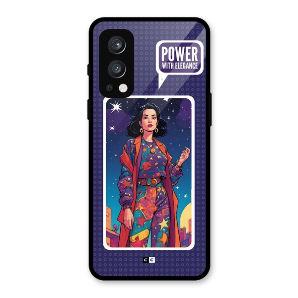 Power With Elegance Glass Back Case for OnePlus Nord 2 5G