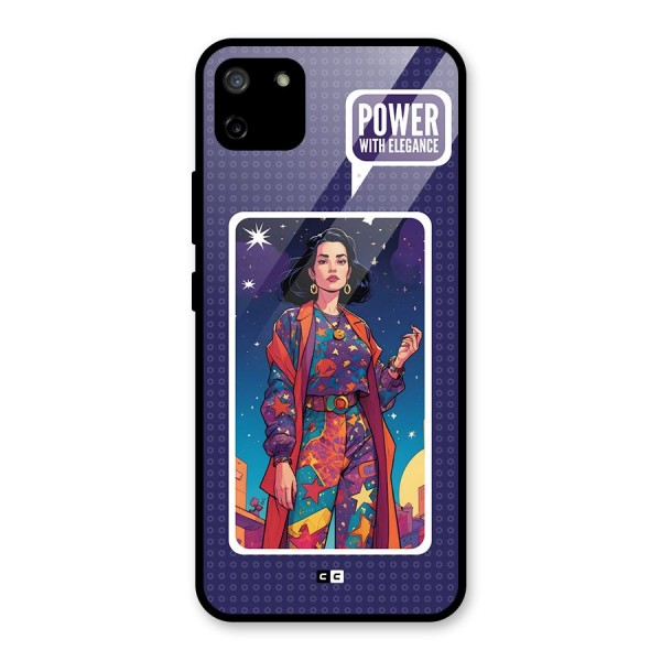 Power With Elegance Glass Back Case for Realme C11