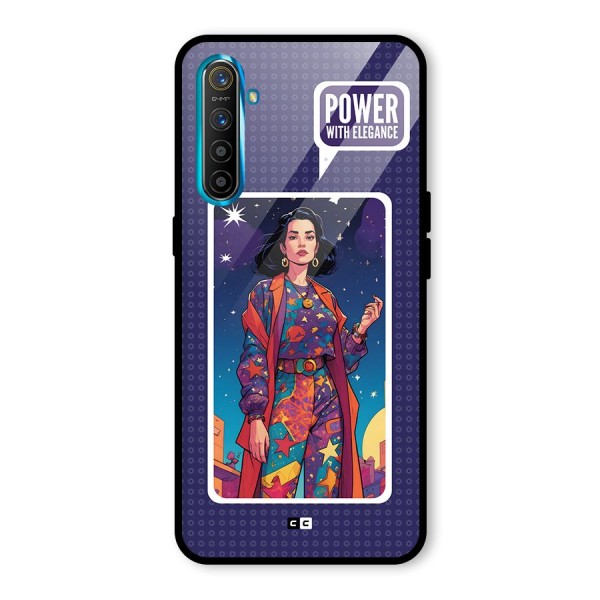 Power With Elegance Glass Back Case for Realme X2