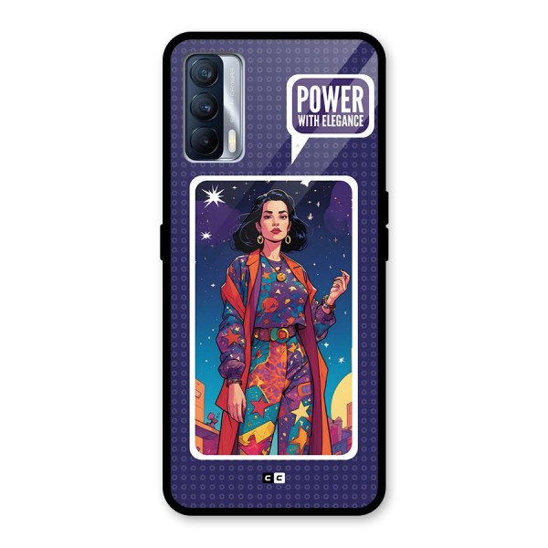 Power With Elegance Glass Back Case for Realme X7