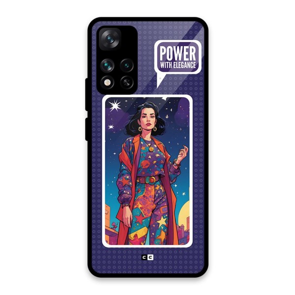 Power With Elegance Glass Back Case for Xiaomi 11i 5G