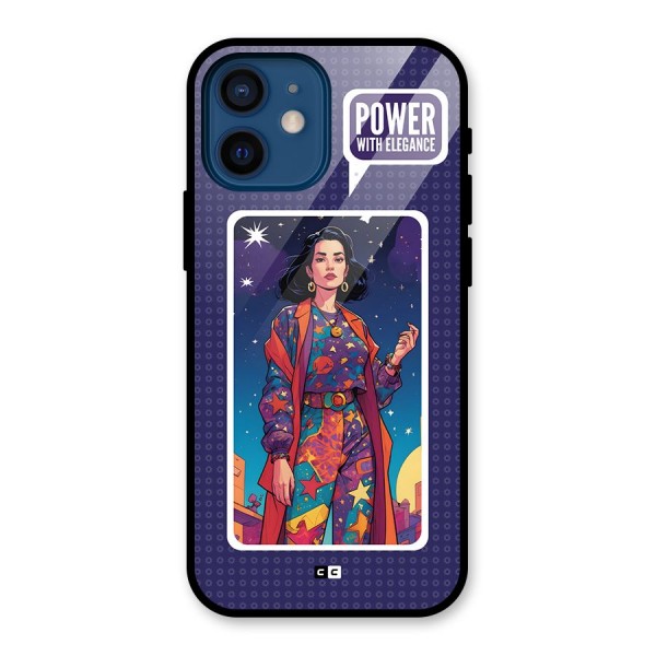 Power With Elegance Glass Back Case for iPhone 12 Mini