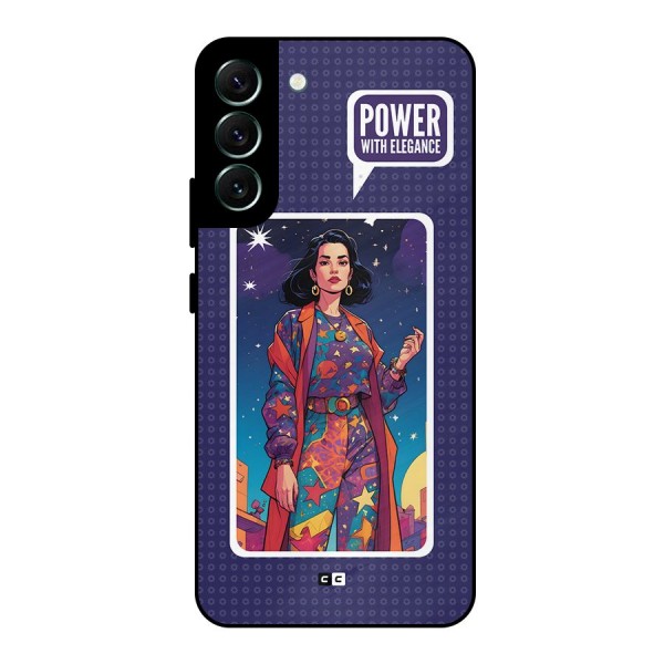 Power With Elegance Metal Back Case for Galaxy S22 Plus 5G