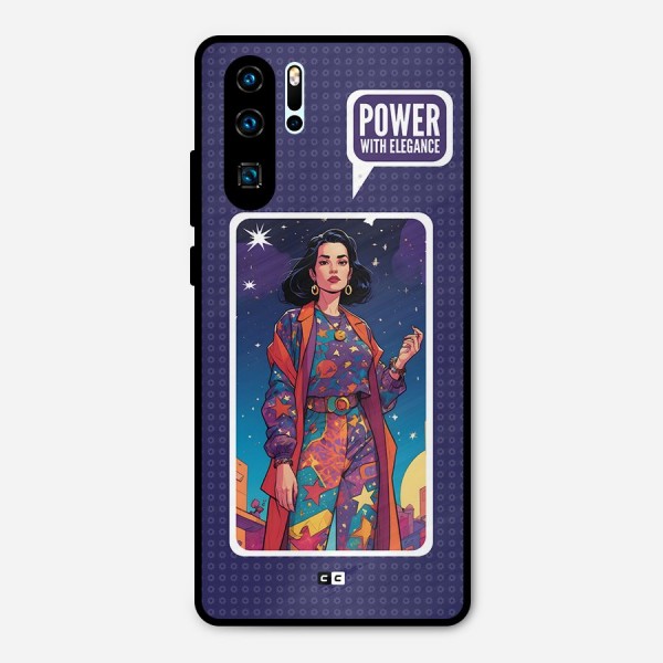 Power With Elegance Metal Back Case for Huawei P30 Pro
