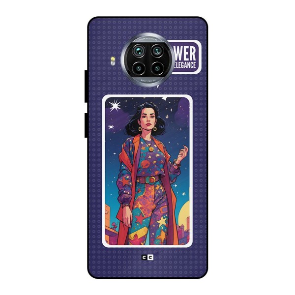 Power With Elegance Metal Back Case for Mi 10i
