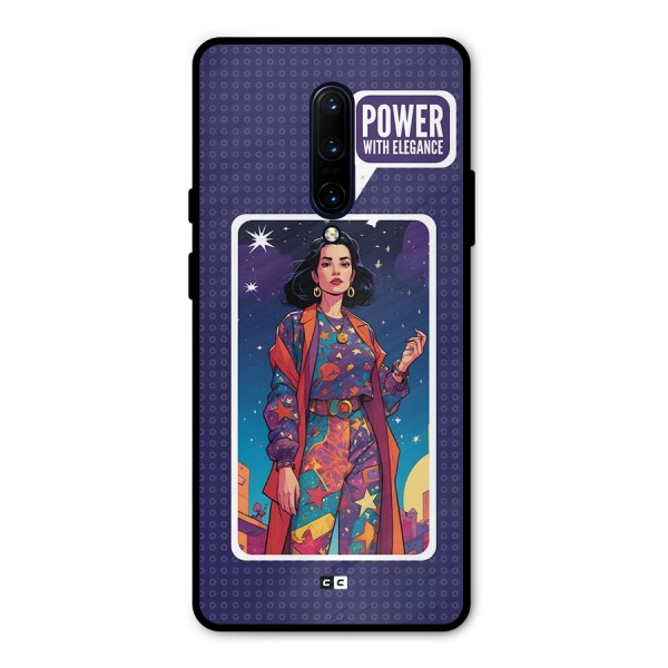 Power With Elegance Metal Back Case for OnePlus 7 Pro