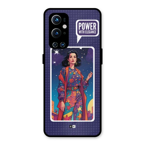 Power With Elegance Metal Back Case for OnePlus 9 Pro