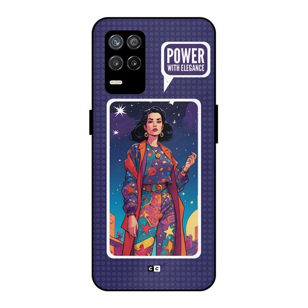 Power With Elegance Metal Back Case for Realme 8s 5G