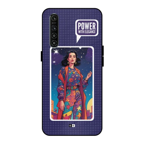 Power With Elegance Metal Back Case for Realme XT